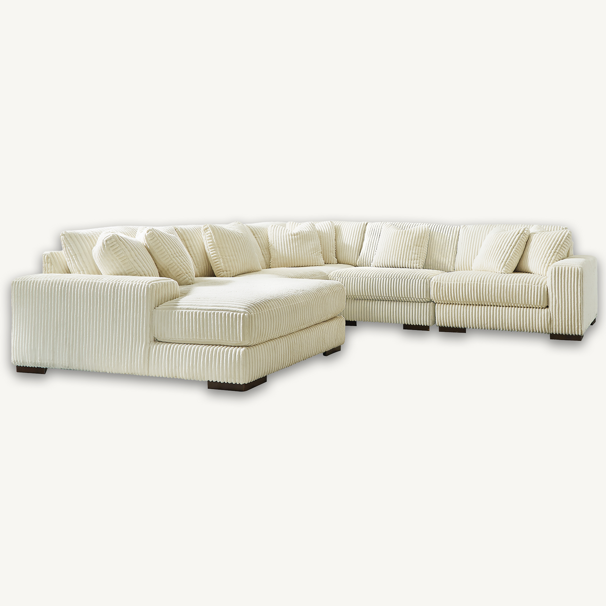 Teddy Left Chaise Corner Sectional (5PC)