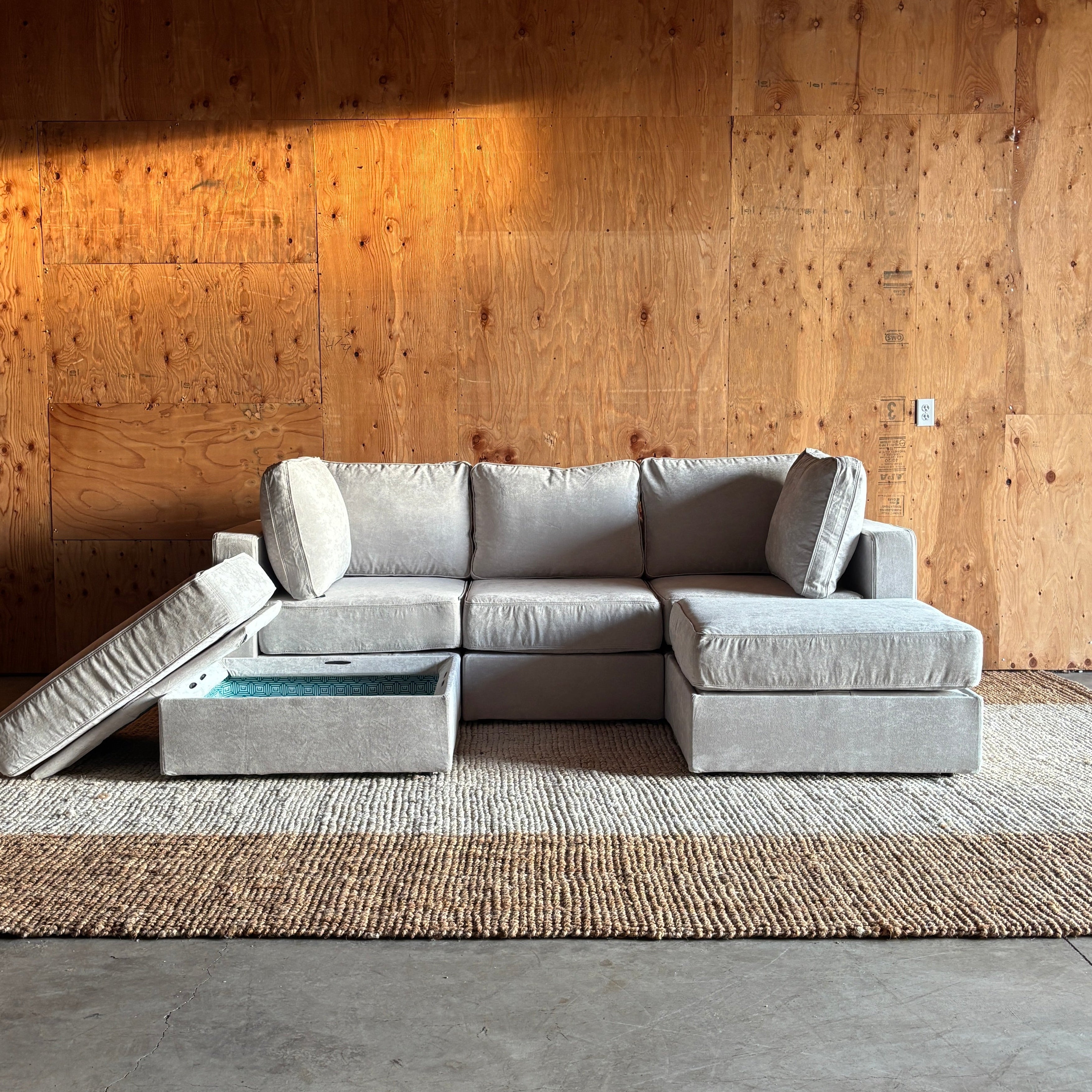 Lovesac Sactional 6 Seats (1Deep) + 8 Sides (1Deep) Lovesoft Fill