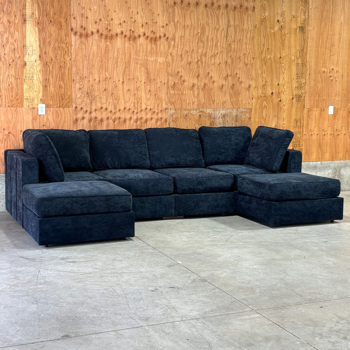 Lovesac Sactional 6 Seats (2Deep) + 6 Sides (2Deep) Lovesoft Fill