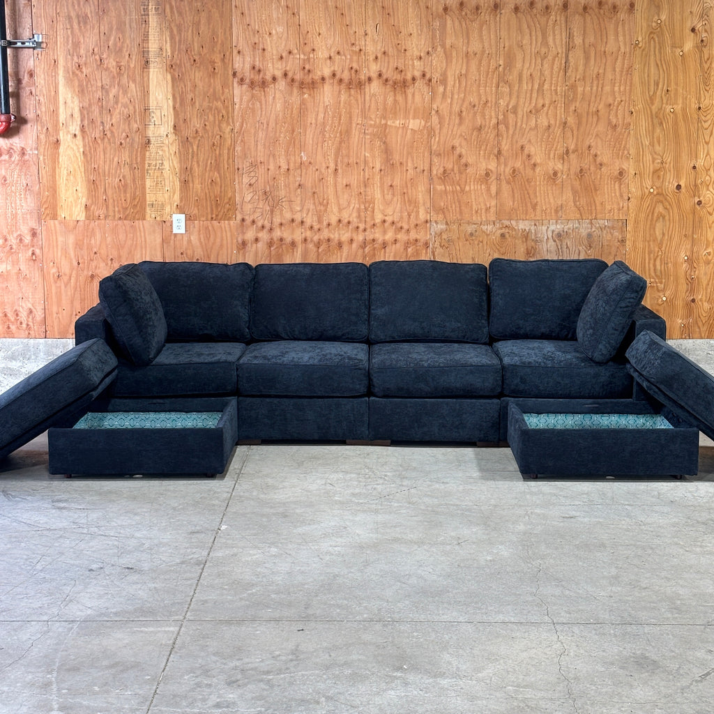 Lovesac Sactional 6 Seats (2Deep) + 6 Sides (2Deep) Lovesoft Fill