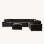 Juniper L-shape Sectional (6PC) + Ottoman