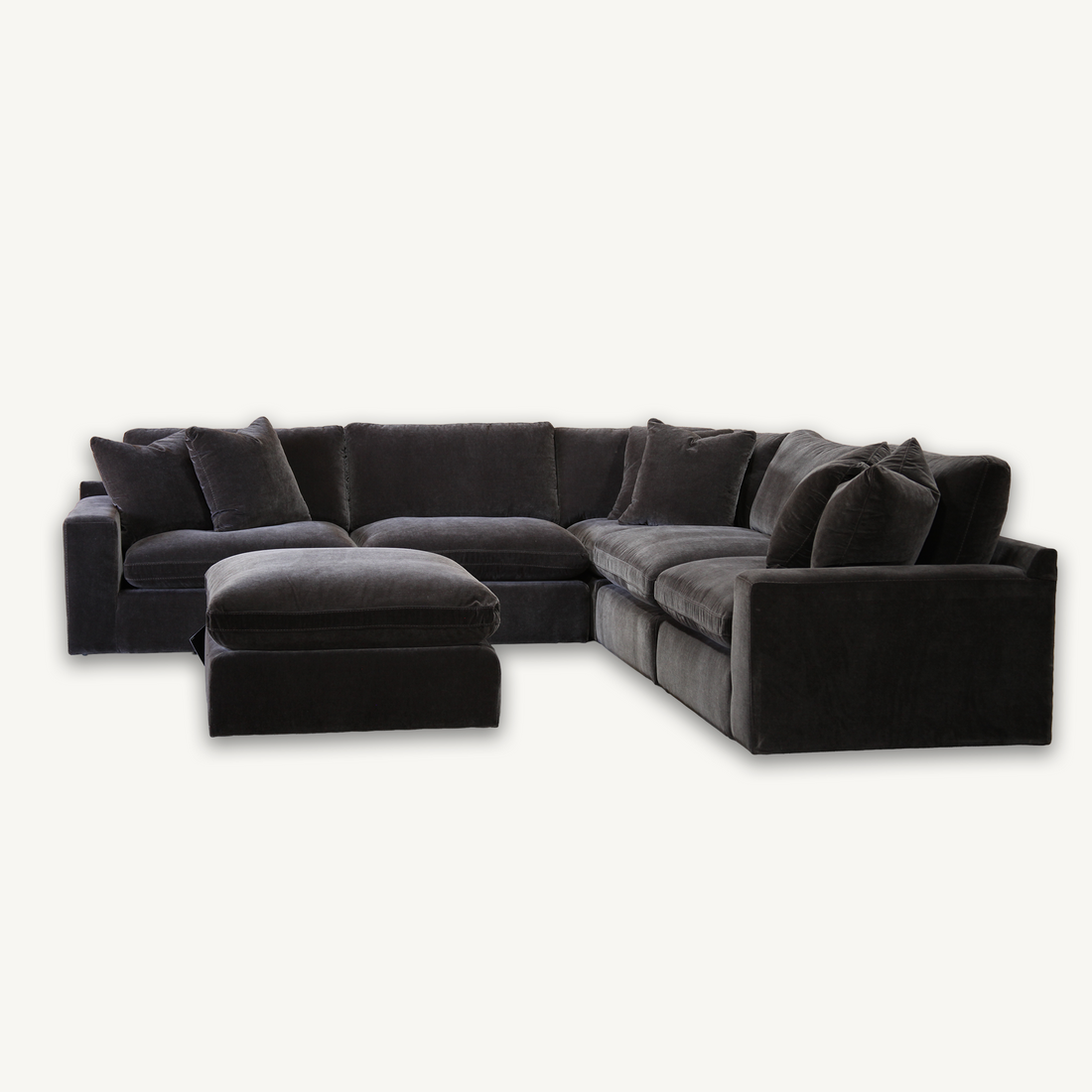Juniper L-shape Sectional (5PC) + Ottoman