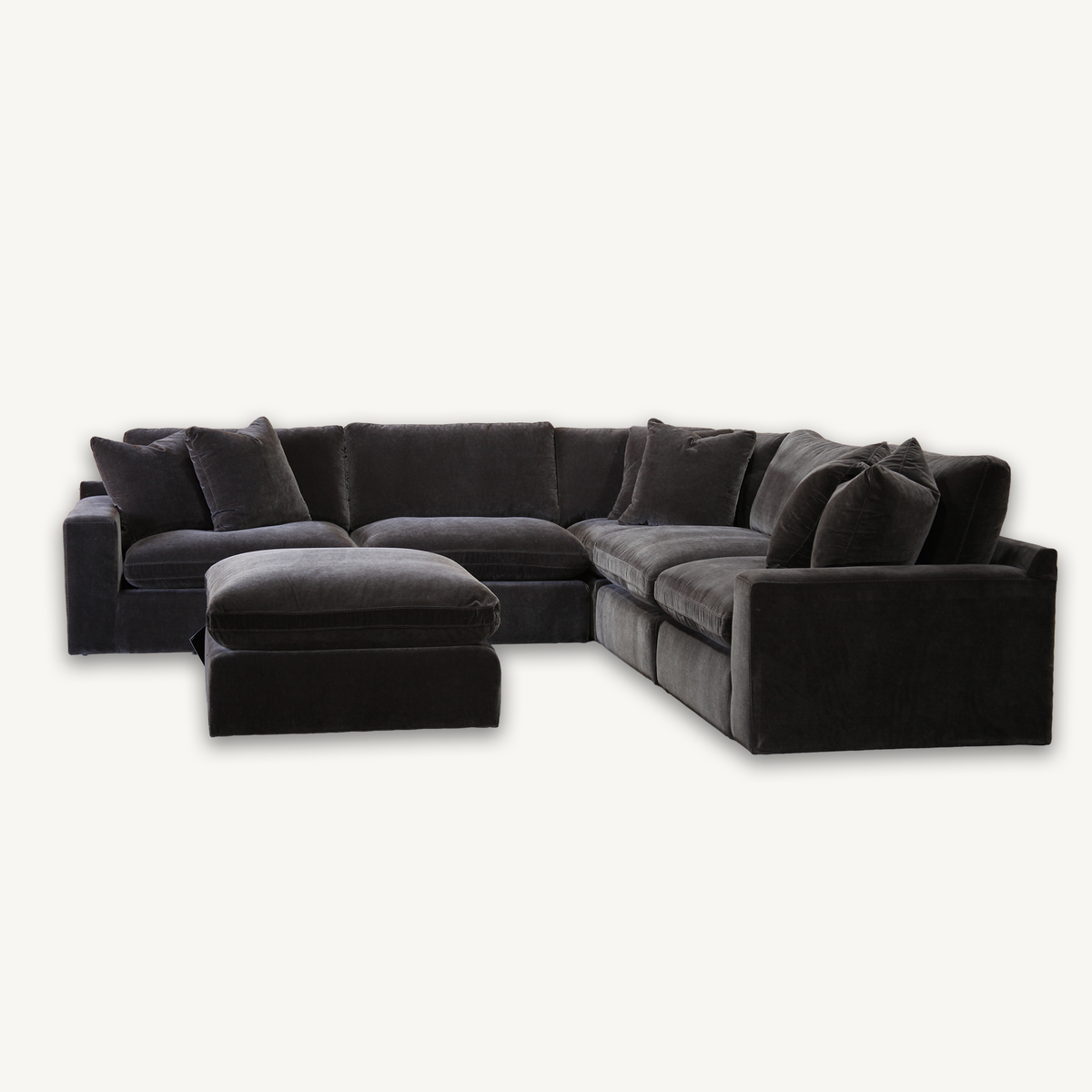 Juniper L-shape Sectional (5PC) + Ottoman