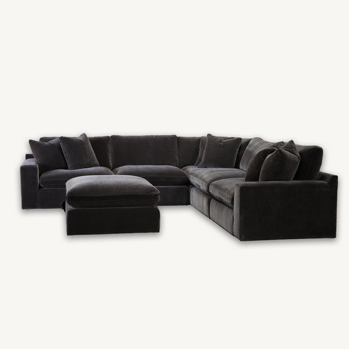 Juniper L-shape Sectional (5PC) + Ottoman