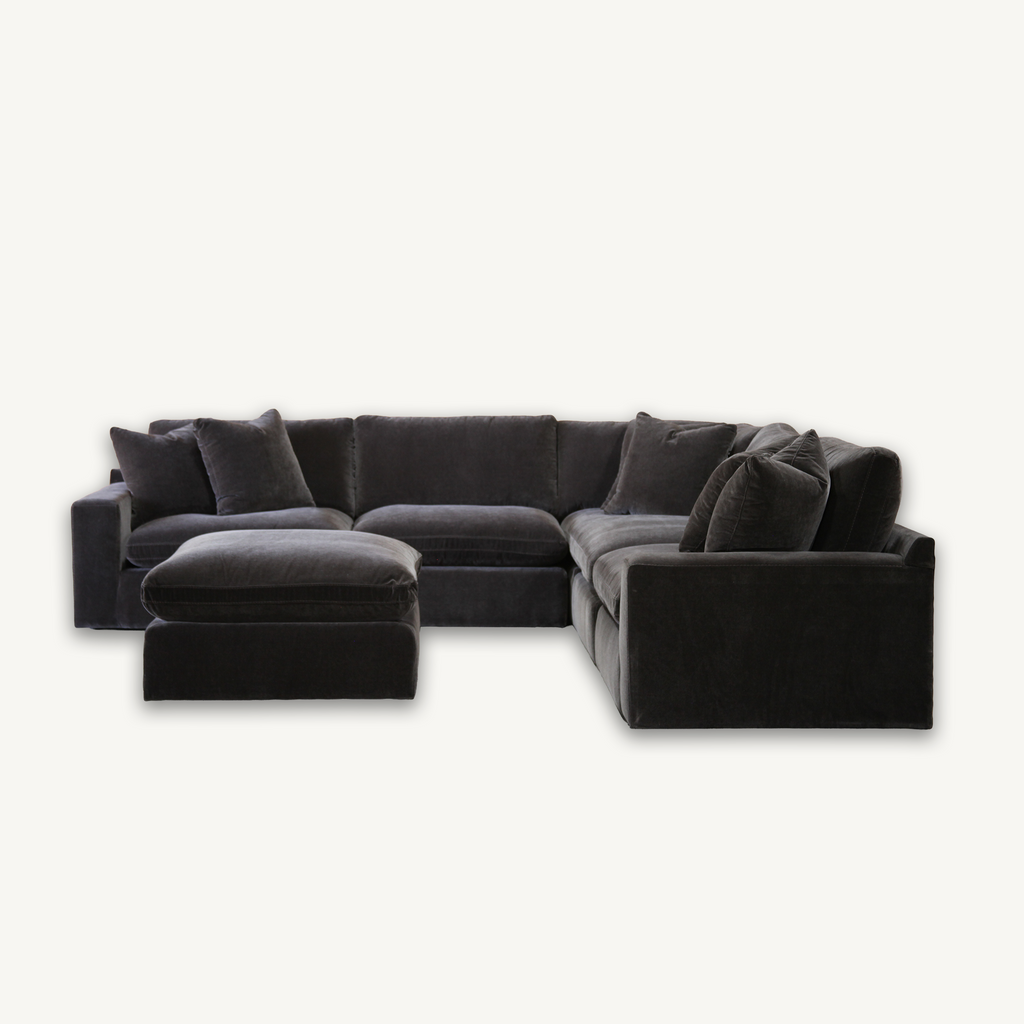 Juniper L-shape Sectional (5PC) + Ottoman