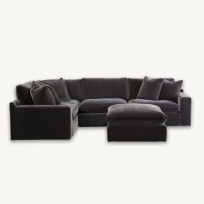 Juniper L-shape Sectional (4PC) + Ottoman