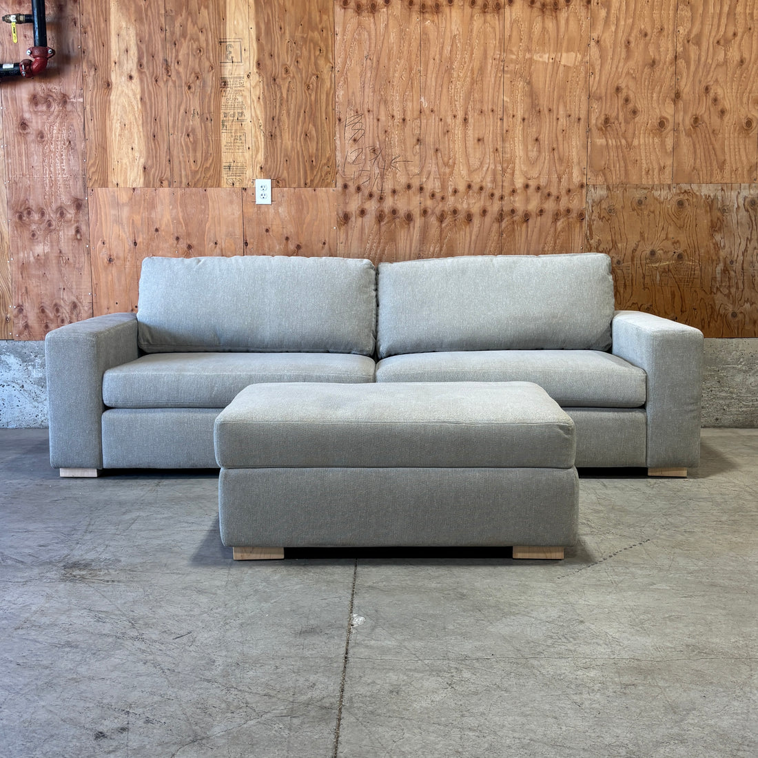 Albany Park Barton Sofa + Storage Ottoman