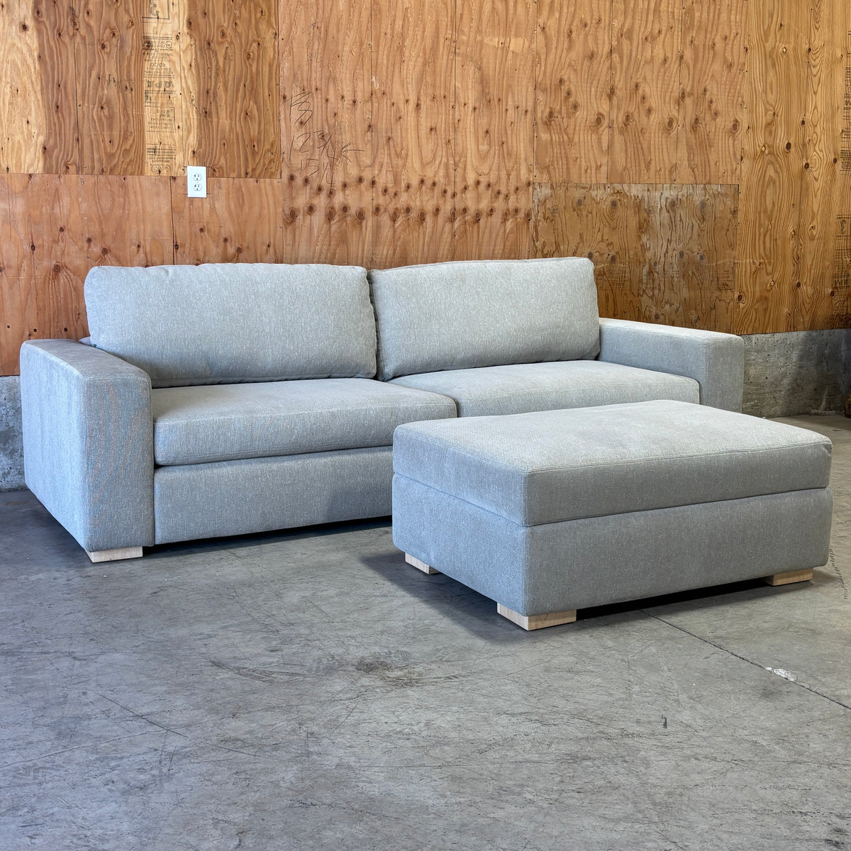 Albany Park Barton Sofa + Storage Ottoman