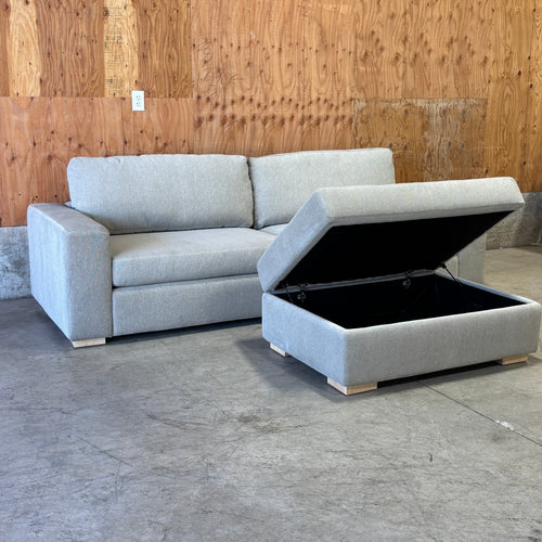 Albany Park Barton Sofa + Storage Ottoman