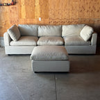 Albany Park Kova Pillow Cushion Sofa 122" + Ottoman
