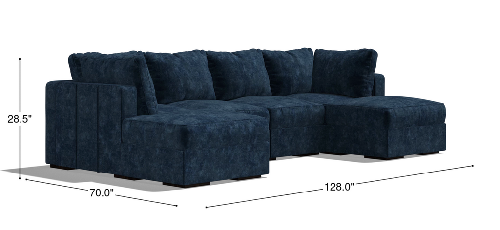 Lovesac Sactional 6 Seats (2Deep) + 6 Sides (2Deep) Lovesoft Fill